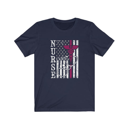 Nurse Purple Medica Insignia - Unisex Jersey Short Sleeve Tee